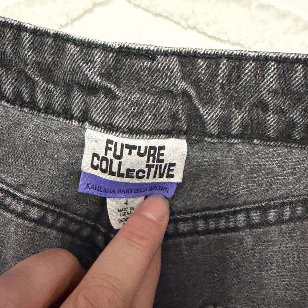 Future Collective High Rise Taper Jeans - Picture 5 of 15